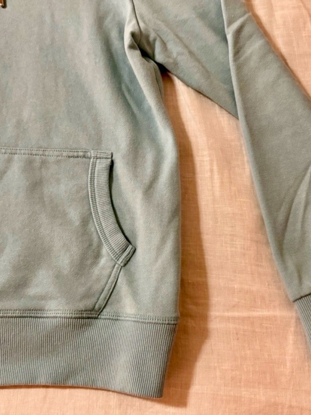 Tommy Hilfiger Pastel Blue Full Zip Up Hoodie Sweatshirt Size Medium - Picture 13 of 14